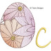 TD0069 Floral Egg Alphabet