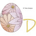 TD0069 Floral Egg Alphabet