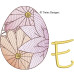 TD0069 Floral Egg Alphabet