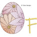TD0069 Floral Egg Alphabet