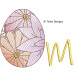 TD0069 Floral Egg Alphabet