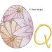 TD0069 Floral Egg Alphabet