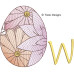 TD0069 Floral Egg Alphabet