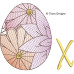 TD0069 Floral Egg Alphabet
