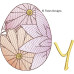 TD0069 Floral Egg Alphabet