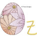 TD0069 Floral Egg Alphabet