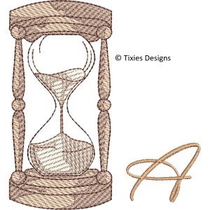 TD0093 Hourglass Alphabet