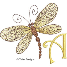 TD0105 Dragonfly Alphabet