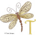 TD0105 Dragonfly Alphabet