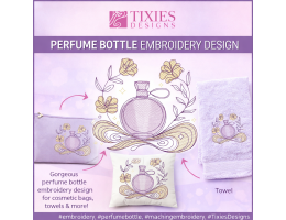 Floral Perfume Bottle