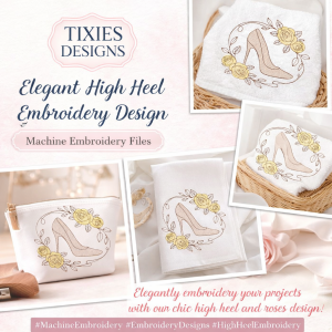 TD0116 Floral High Heel