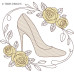 TD0116 Floral High Heel