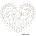 TD0133 Floral Heart