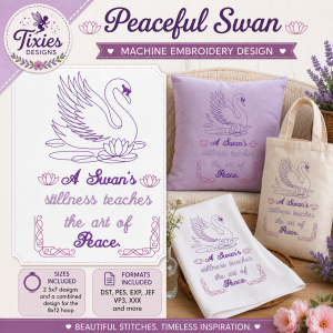 TD0148 Peaceful Swan TD0148 Peaceful Swan