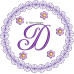 TD0167 Purple Lace Alphabet