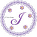 TD0167 Purple Lace Alphabet
