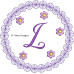 TD0167 Purple Lace Alphabet