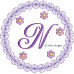 TD0167 Purple Lace Alphabet