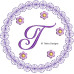 TD0167 Purple Lace Alphabet