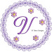 TD0167 Purple Lace Alphabet