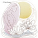 TD0182 Peaceful Water Lilly