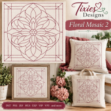 TD0185 Floral Mosaic 2 TD0185 Floral Mosaic 2