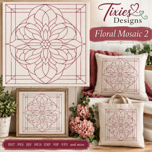 TD0185 Floral Mosaic 2