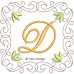 TD0188 Golden Flourish Alphabet