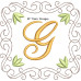 TD0188 Golden Flourish Alphabet