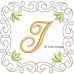 TD0188 Golden Flourish Alphabet
