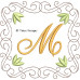 TD0188 Golden Flourish Alphabet