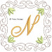 TD0188 Golden Flourish Alphabet