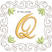 TD0188 Golden Flourish Alphabet