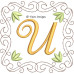 TD0188 Golden Flourish Alphabet