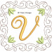 TD0188 Golden Flourish Alphabet
